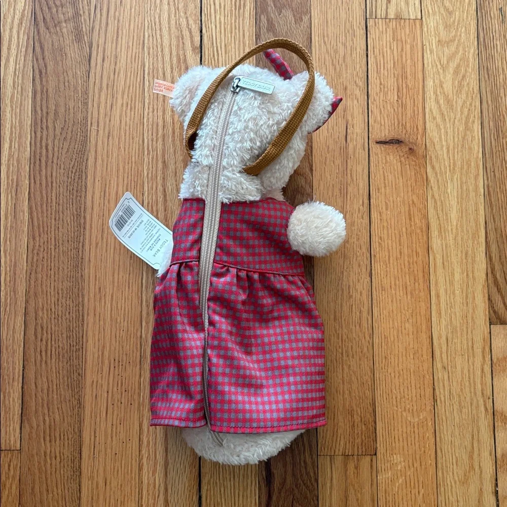 Teddy Bear Museum WINE BAG-KATE RED CHECK made of‎ polyester.
